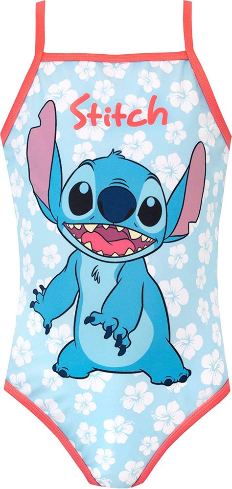 Disney Bañador Para Niña Lilo And Stitch Azul 7 8 Años Amazones Ropa