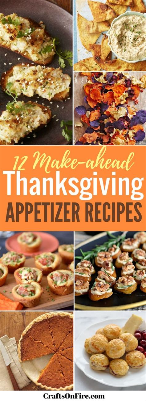 Delicious Make Ahead Thanksgiving Appetizer Recipe
