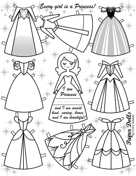 For Your Princessesfree Disney Inspired Paper Dolls Disneys
