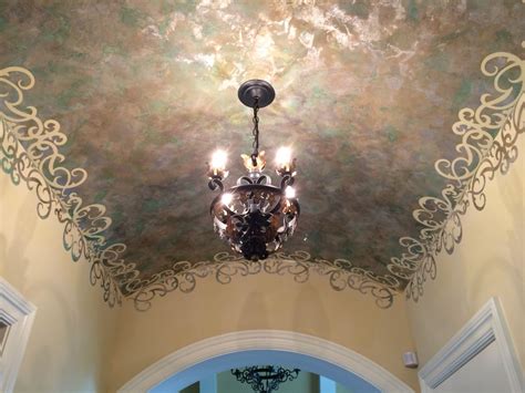 Collection by danielle wofsy interiors. Transitional boarder stencil | Ceiling lights, Decor ...