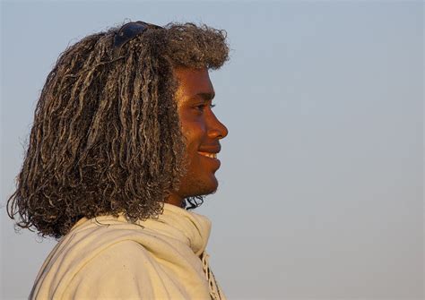 Afar Tribe Man Assaita Afar Regional State Ethiopia Ethiopian Hair