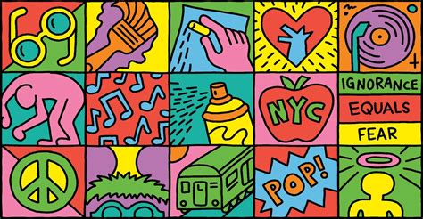 Quem Foi O Artista Americano Pop Keith Haring P55 Art