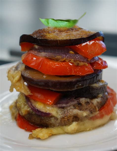 Roast Vegetable Stack Kitchen Things Recipes