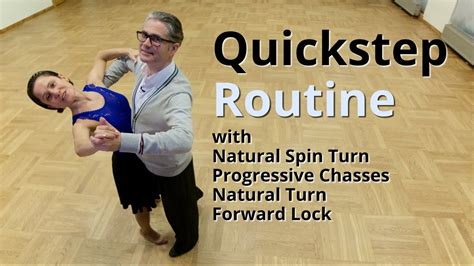 Basic Quickstep Routine Progressive Chasse Youtube