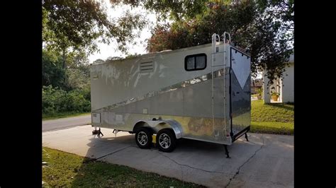 Cargo Trailer Conversion Toy Hauler The Finished Project Tiny House