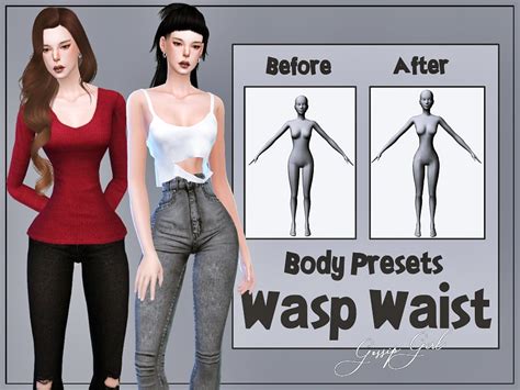 Sims 4 Body Presets Female