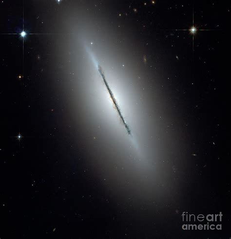 Messier 102 Lenticular Galaxy Photograph By Nasa Esa And The Hubble