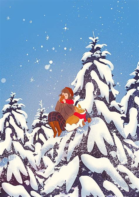 Twitter | Winter illustration, Christmas illustration, Illustration