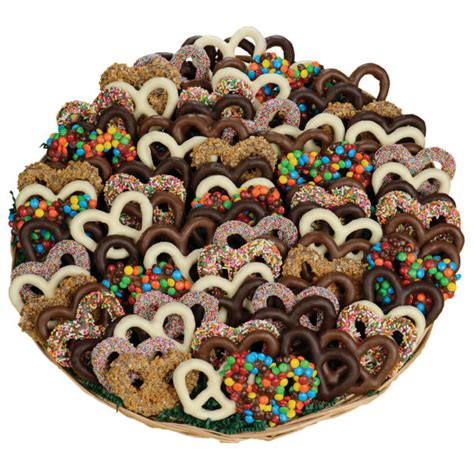 Cover the cookie sheet with a piece of wax paper. Chocolate Pretzel Tray, 5 lbs, All Gifts: Pennsylvania ...