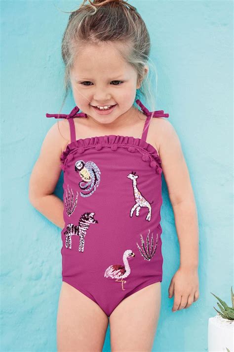Buy Plum Embroidered Swimsuit Mths Yrs From The Next Uk Online Shop