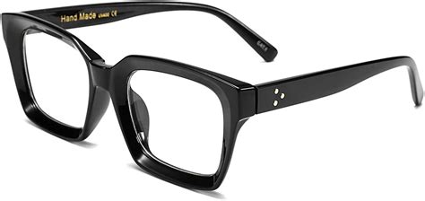 Feisedy Classic Oprah Square Eyewear Non Prescription Thick Glasses Frame For Women