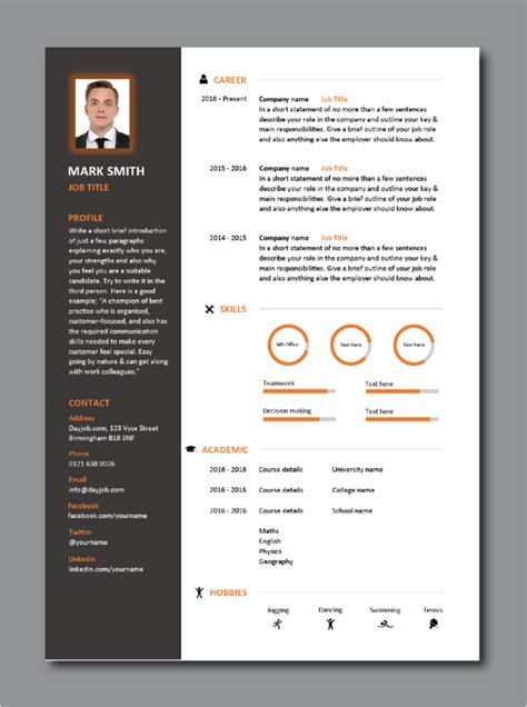 Latest Cv Template Designs Resume Layout Font Creative Eye Catching Modern Resume Template