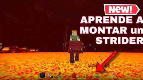 STRIDER Como Montar Un Strider En Minecraft YouTube