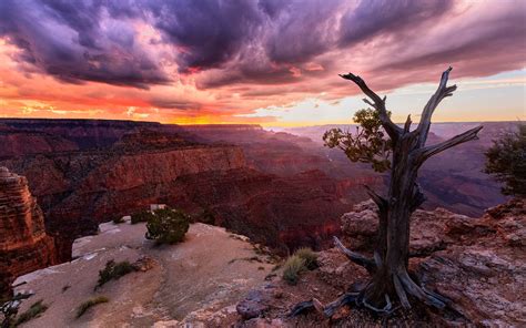 Landscape Nature Canyon River Grand Canyon Arizona Hd Wallpaper Rare