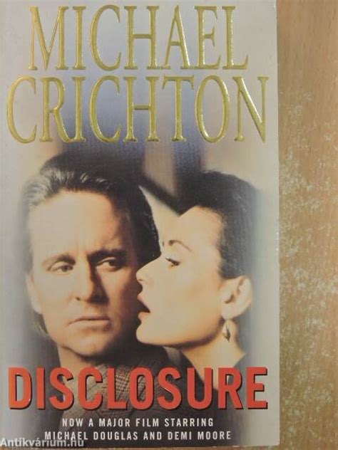 Michael Crichton Disclosure Arrow 1994 Antikvariumhu