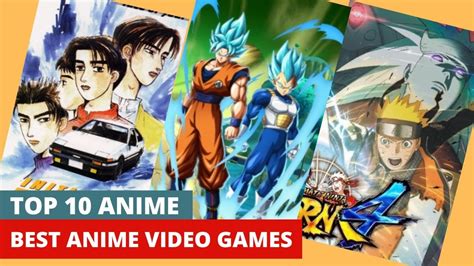 Top 10 Best Anime Video Games Youtube