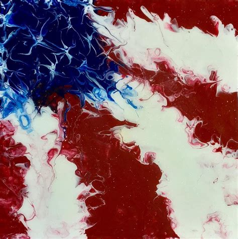 Abstract Flag Painting By Jeanette Miller Fine Art America