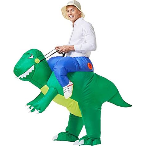 Inflatable Dinosaur Costumes Adults And Kids T Rex Halloween Cosplay
