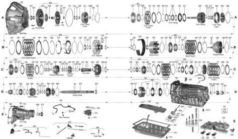 Internal View Of The Aw4 Transmission Transmission Automatic