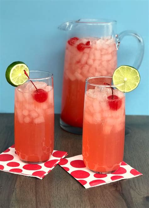 The Best Spiked Cherry Limeade Punch Cherry Limeade Recipe Vodka