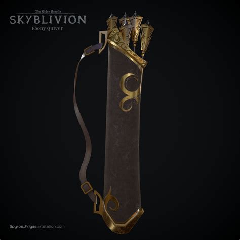 Spyros Frigas Ebony Archery Set Tesskyblivion