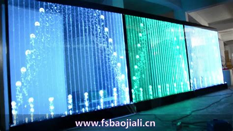 Led Acrylic Waterfall Standing Wall Decoration Divider Screen Programme