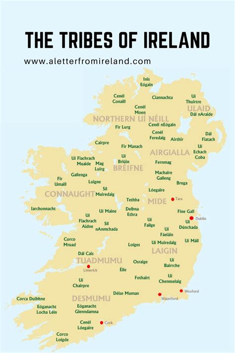 Tribes Of Ireland Ireland At The Birth Of Your Surname Ireland