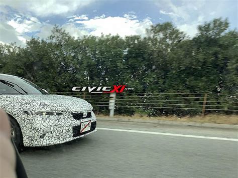 First Spy Pics Of 2022 Civic Hatchback Civicxi 11th Gen 2022