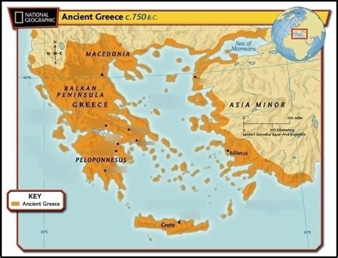 Ancient Greek Map Diagram Quizlet