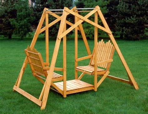 canopy glider swing plans woodworking projects and plans