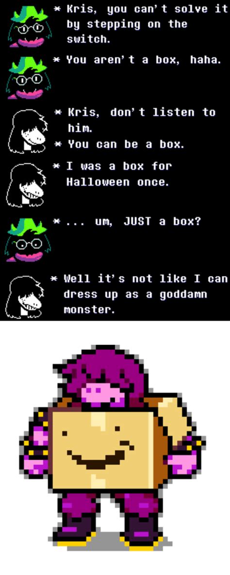 Get notified when deltarune text box (read description) is updated. Susie's Halloween costume | DeltaRune | Toby fox et Timée