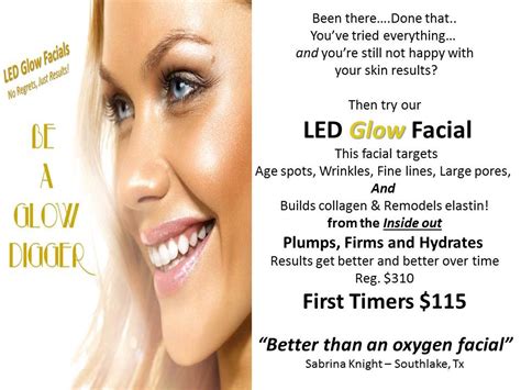 Led Glow Facial Led Skin Care Spa
