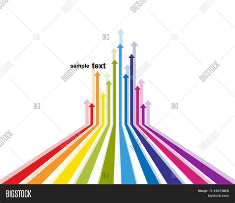 Colored Arrows Vector Vector And Photo Free Trial Bigstock