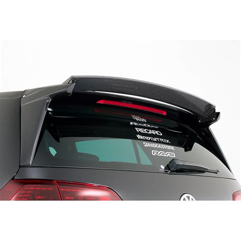 Evasive Motorsports Varis Rear Wing Carbonfrp Volkswagon Golf R