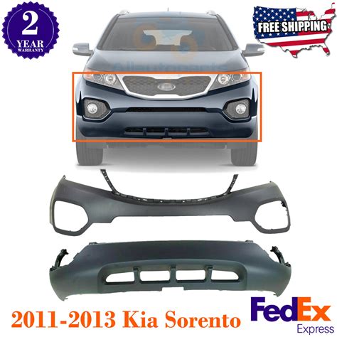New Front Bumper Cover Lower Valance For 2011 2013 Kia Sorento Ex Lx