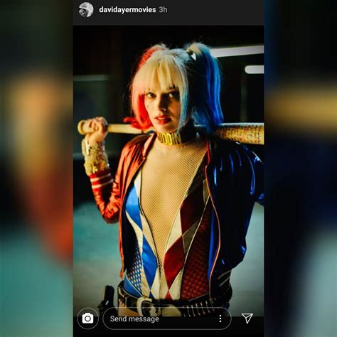 Suicide Squad Director David Ayer Shares Look At Alternate Harley Quinn Costume With Margot