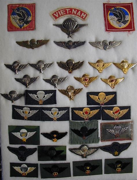 Medals Pins And Ribbons South Vietnamese Paratrooper Jump Wings Arvn Surplus