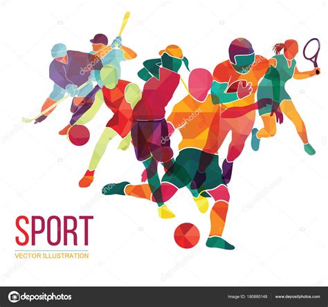For best results, choose an image where the subject has clear edges with nothing overlapping. Sport Achtergrond Vectorillustratie — Stockvector ...