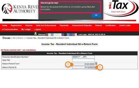 Itax How To File Nil Returns On The Kra Portal Dignited