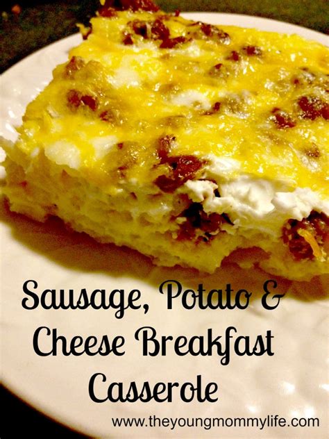 Sausage Potato And Cheese Breakfast Casserole W Jimmy Dean