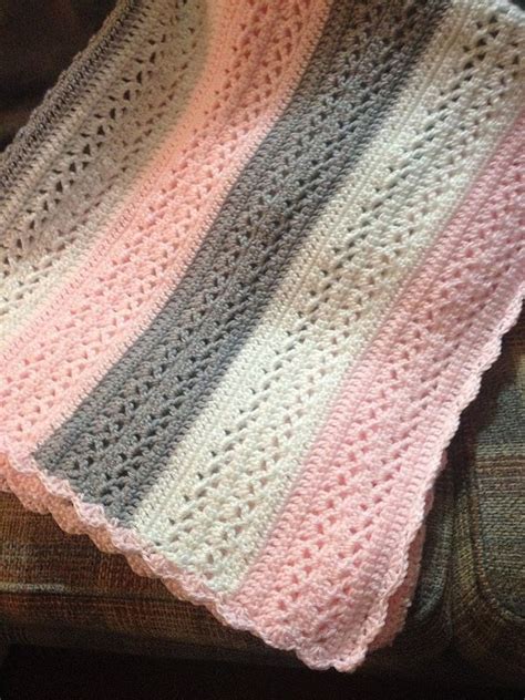 Summer Stripes Baby Afghan Free Crochet Pattern Easycrochetblankets