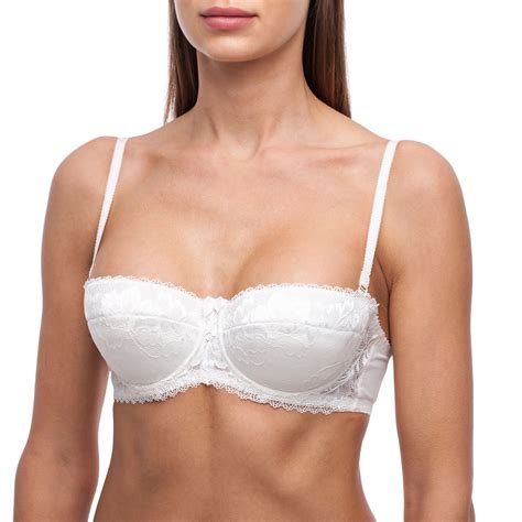 Strapless Push Up Bra Multiway Sexy Balcony Lace Padded Plunge Bras For Women Ebay