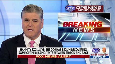 Get other latest updates via a notification on our mobile app available on android and itunes. Hannity Breaking News DOJ Looking at Strzok Texts| Latest ...