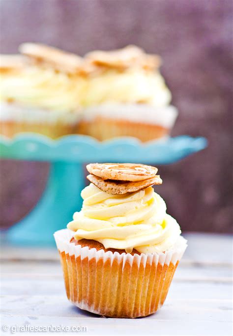Pancake Cupcakes With Lemon Buttercream Frosting And Syrup Gluten Free