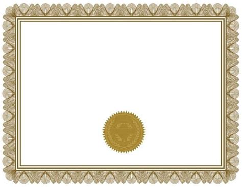 4 Best Printable Of Blank Certificate Borders Gambaran