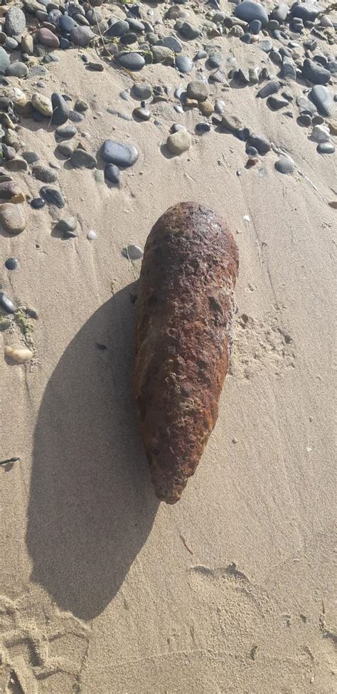 Unexploded Mortar Shell Found On Newborough Beach