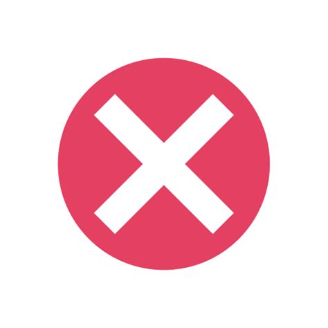 Circle Close Cross Delete Incorrect Invalid X Icon