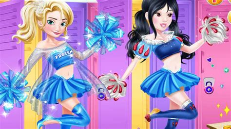 Disney Princesses Cheerleaders YouTube