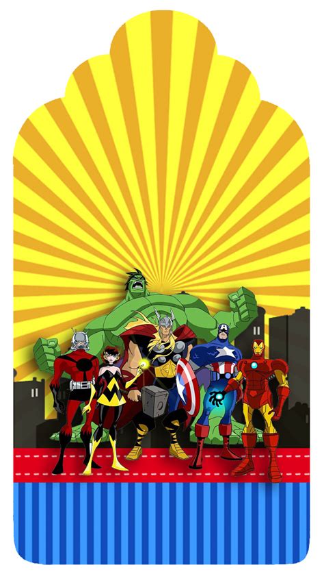 Avengers Comic Version Free Party Printables Oh My Fiesta For
