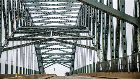Wallpaper Bridge Construction Metal Road 2560x1440